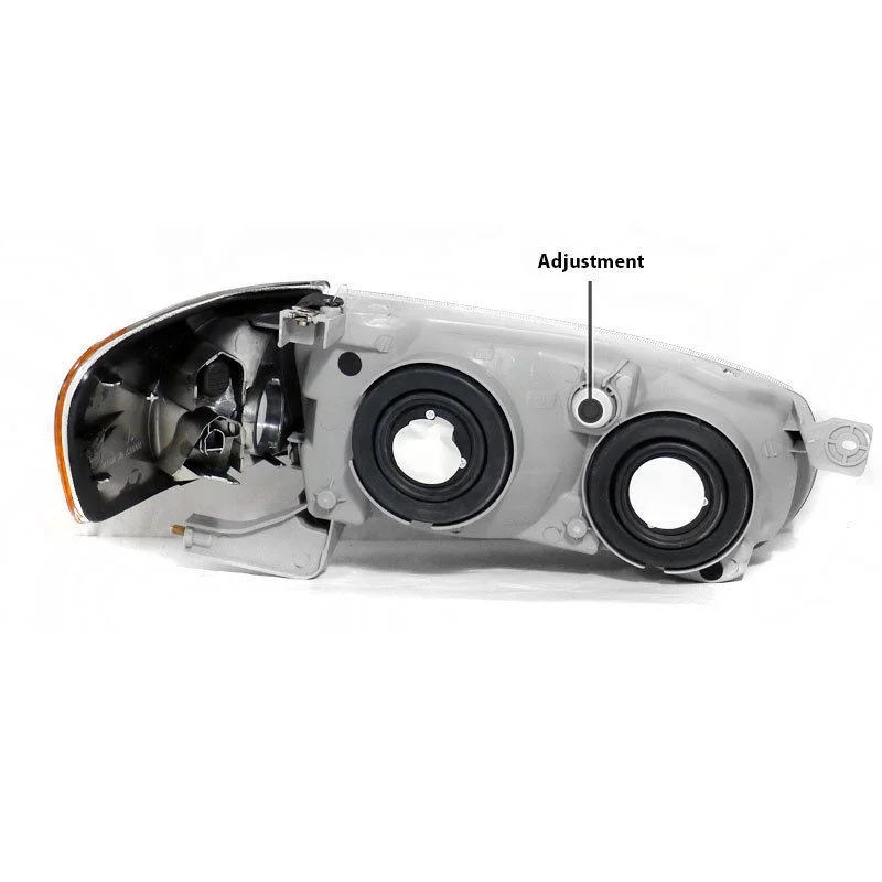  Подходит для автомобильных фар JDM Toyota Corolla 2001 2002 черные фары налобный фонарь с прозрачными линзами Налобные фонари американского
