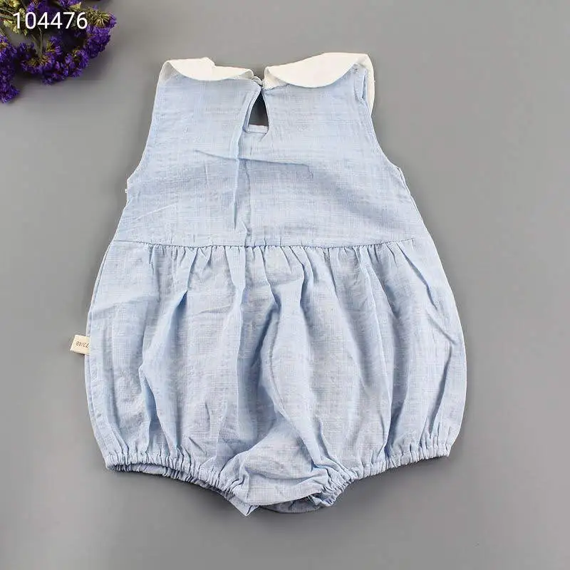 Детский комбинезон из натурального хлопка, однотонный комбинезон из джинсовой ткани для скалолазания, весна-лето 100%