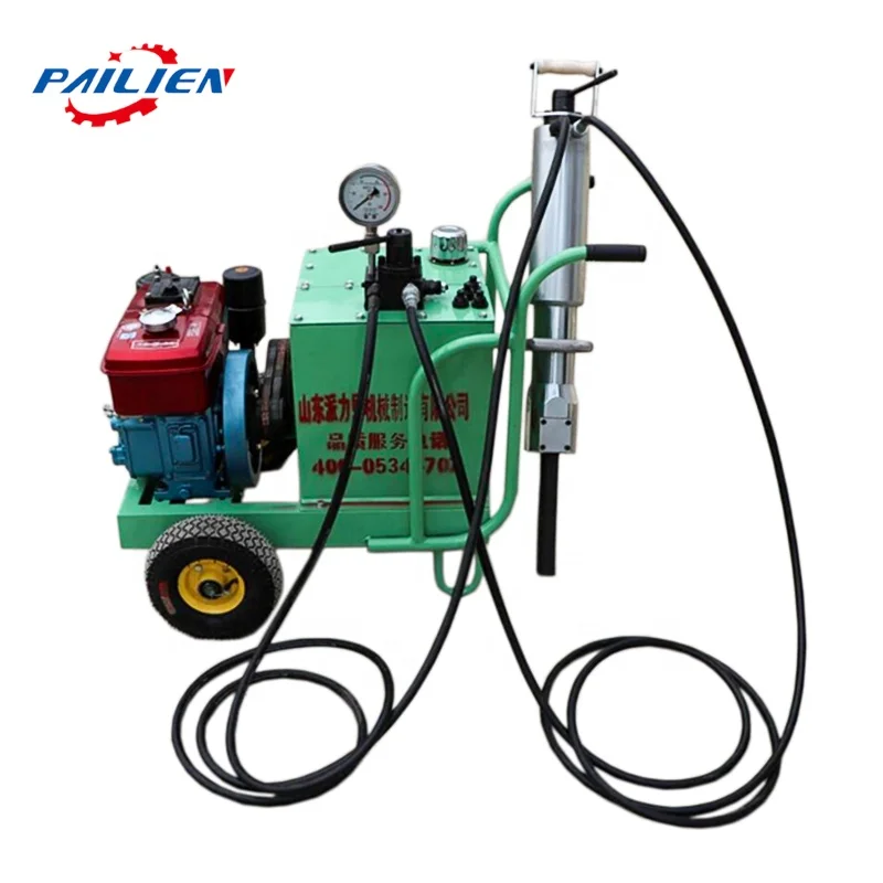 Hand stone splitting concrete breaking tools hydraulic rock splitter for sale