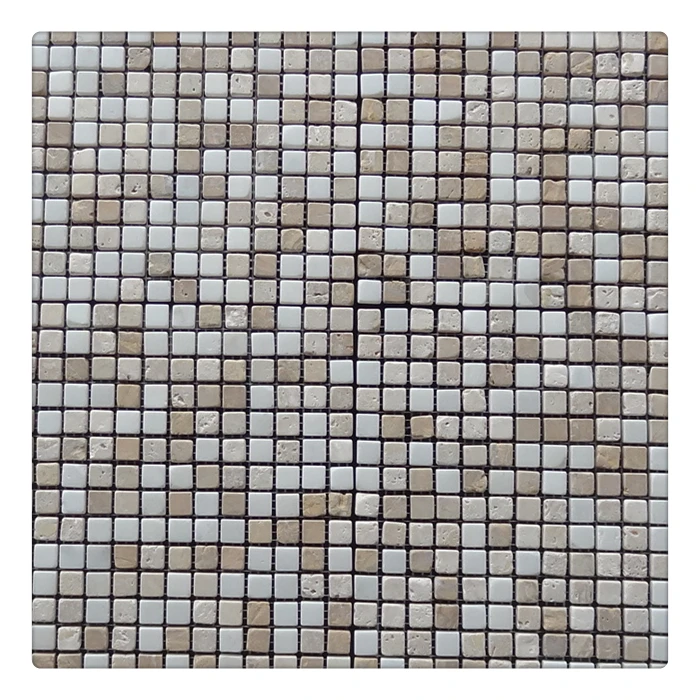 high quality mosaic square pattern mixed color bathroom tile interior background mosaic marble factory