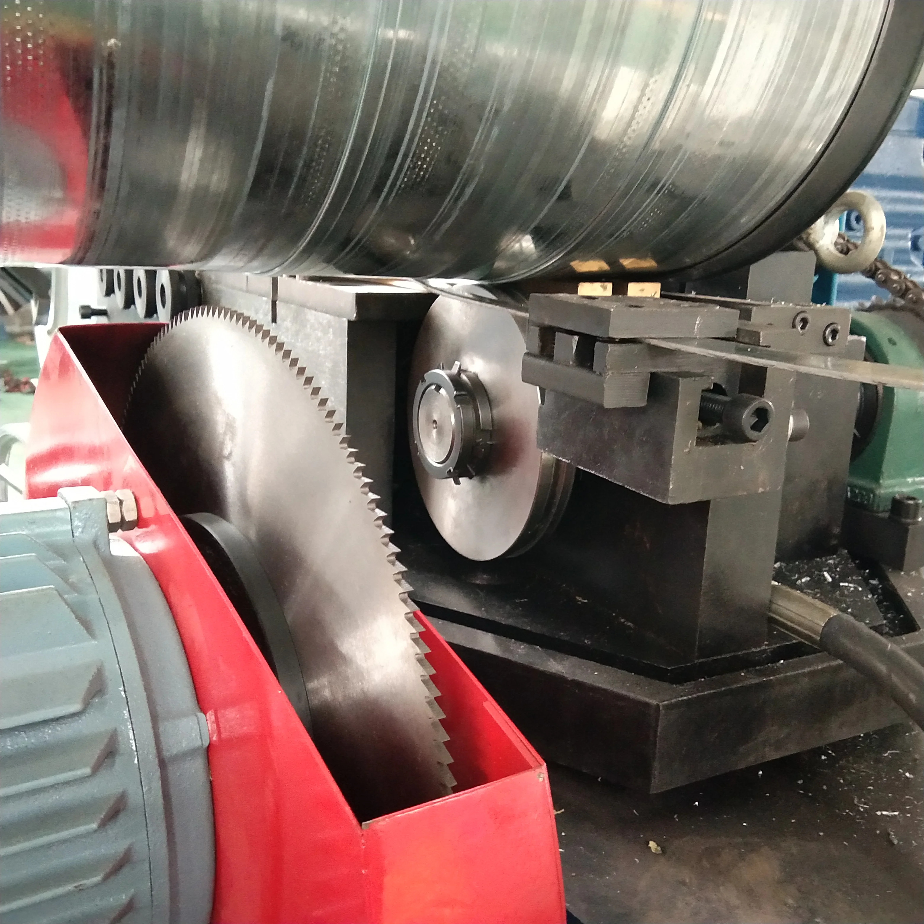 Full automatic Mild steel stainless steel spiral air duct oval machine price spiral duct forming machine