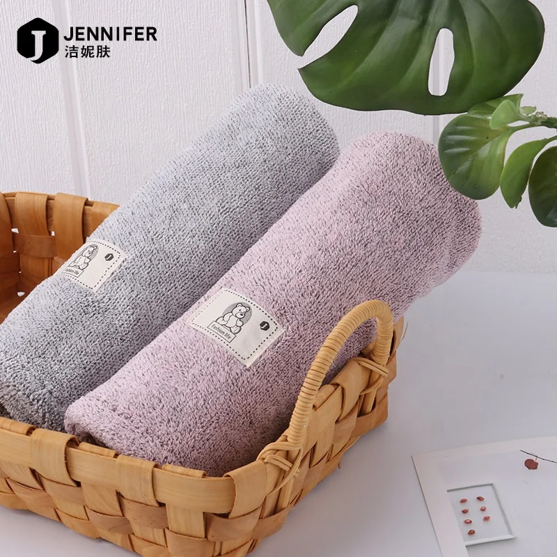 Оптовая продажа, полотенца из бамбукового угля на заказ, шапочка для сушки волос, супервпитывающее полотенце из бамбукового волокна для сушки волос