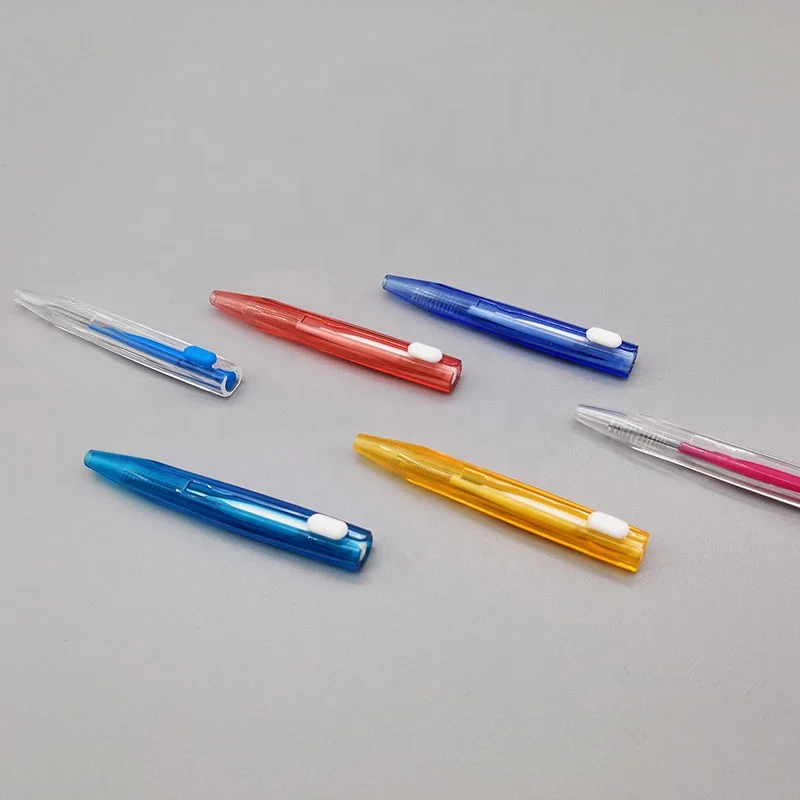 Персонализированные межзубные щетки из нержавеющей стали для взрослых, 0,6 мм/0,7 мм/0,8 мм/1,0 мм/1,4 мм