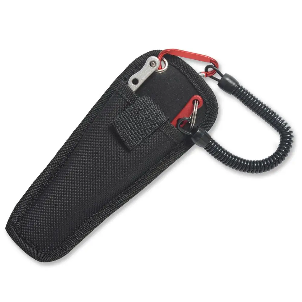 Wholesale Fishing Line Side Equipment Carp Tackle Tools Products Aluminum Fishing Pliers Scissors with Sheath Lanyard