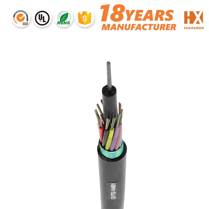 Оптический кабель Заводская стеклянная пряжа 36 72 ядер одномодовый оптоволоконный цена