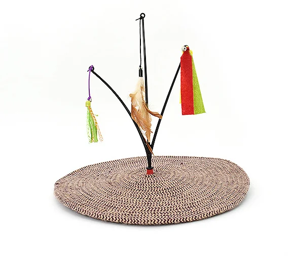 Leyou Pet new design cat scratcher toys sisal cat scratcher cat scratching mat
