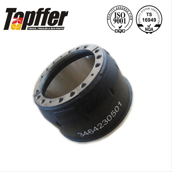 Good Quality Brake Drum 3464230501/3464230101/81501100101 For Truck MERCEDES Actros
