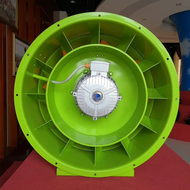 Baking grains mine diagonal flow small ventilation fan 1450 r.p.m