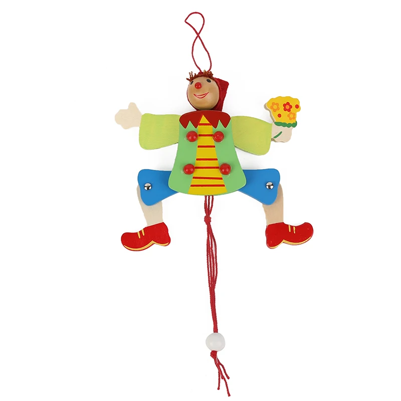 
Traditional Wooden Pinocchio Marionette String Puppet 