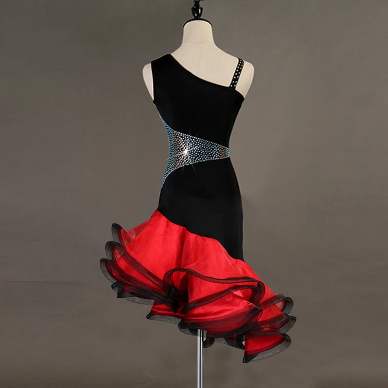 Hot Sale High Quality Women Girls Performance Competition Dance Dress Latin