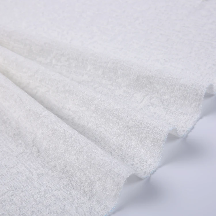 92 полиэстер 8 спандекс Белый полиэстер ткань двойной вязать жаккардовые медицинские ленты ткань