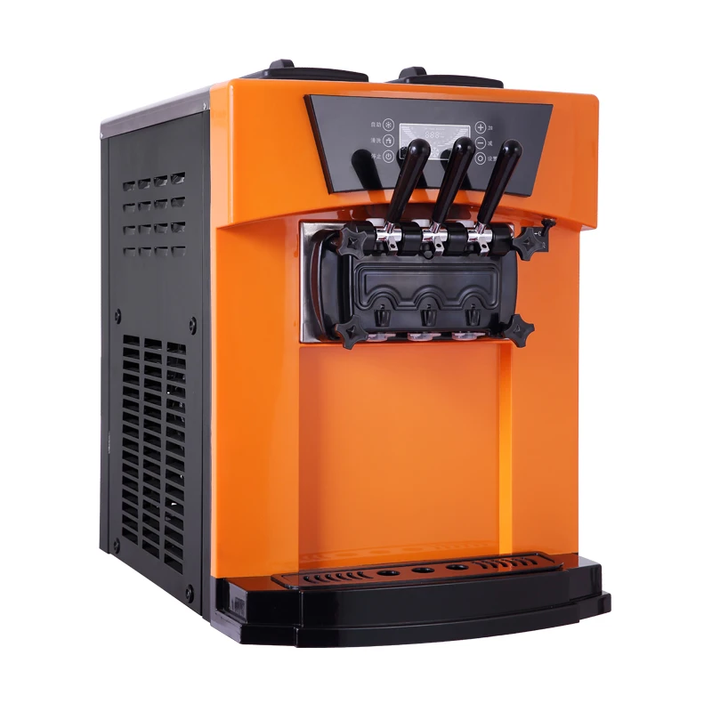 High quality hot selling countertop softy ice ceram cone machine with shipping by sea and fast delivery