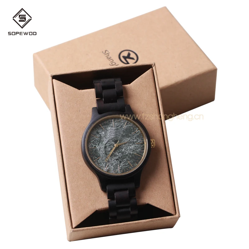 high quality luxury wood watch Sopewod hot sales custom logo men wood watch