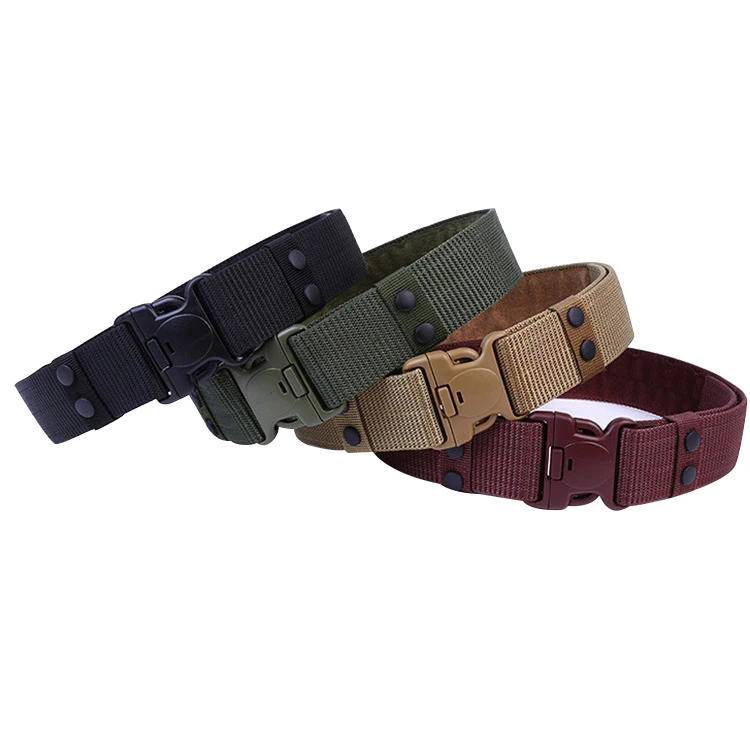 Военный Нейлон Холст Пояс пластиковая Пряжка Спорт на открытом