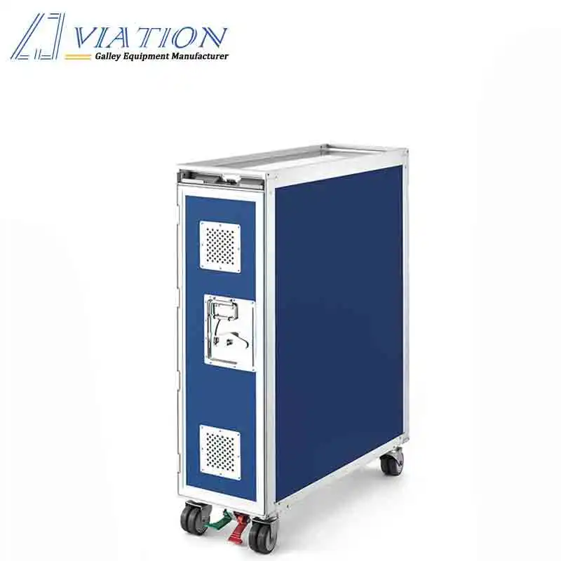 High demand aluminum airline equipment airplane trolly service cart