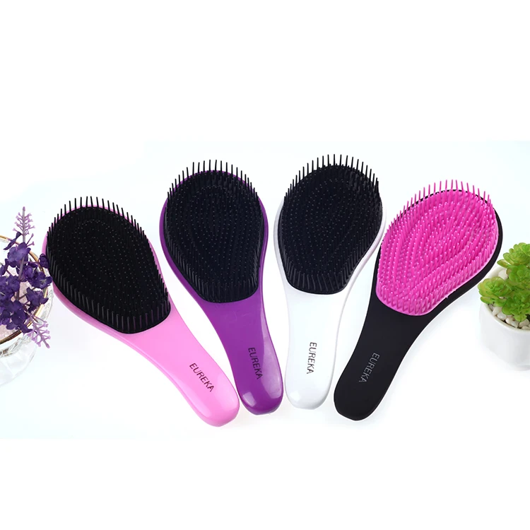 EUREKA 2399 Perfect Wet Dry Dual Purpose Hair Brush Smooth Hair Surface Layer Hair Brush For Children