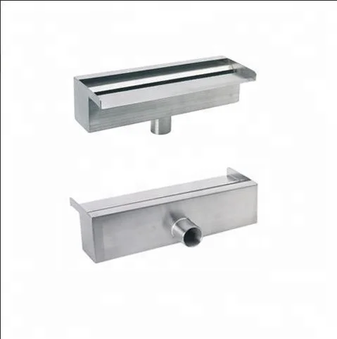30cm customized decorative stainless steel outdoor waterfall spillway waterfall wall pool waterfall for indoor
