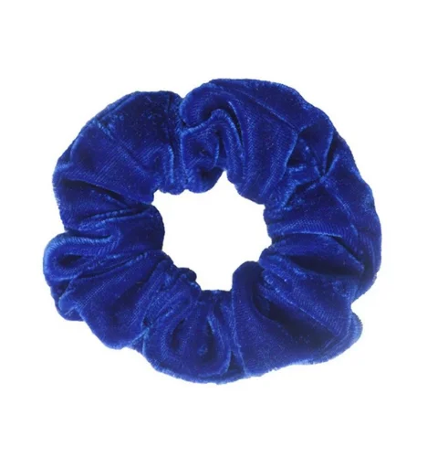 2019 hot selling factory supplier Custom Elastic Hair Bands Ponytail Holder velvet hair scrunchies