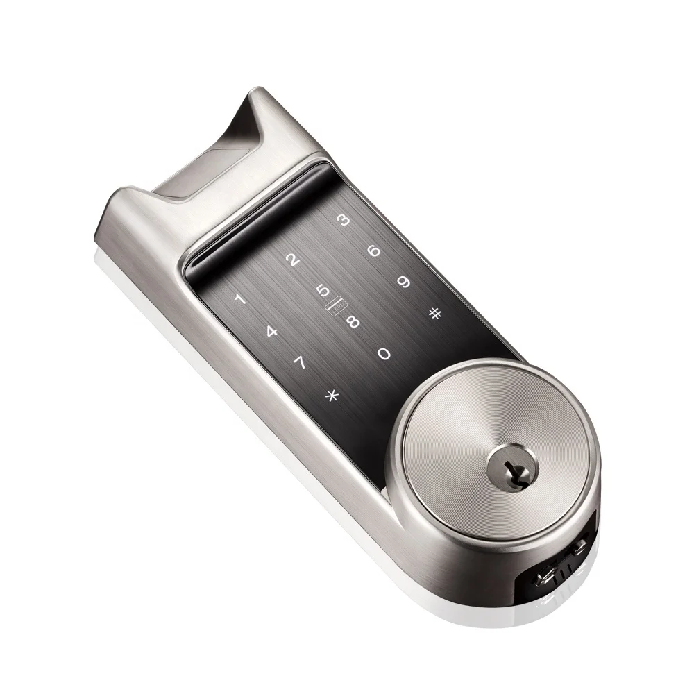 IC card Password Door Lock with B-luetooth Auto Close and Open Door