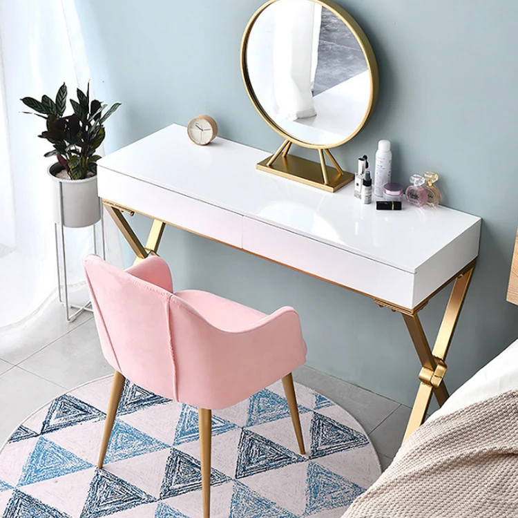 Color optional solid wood bedroom dressing table white dresser