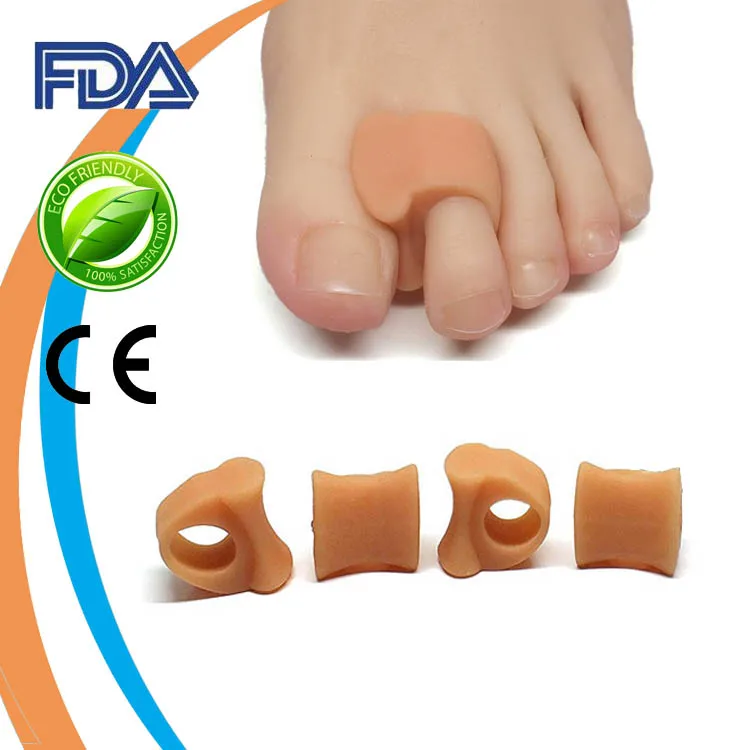 
2018 High Quality Silicone Gel Foot Fingers Toe Separator 