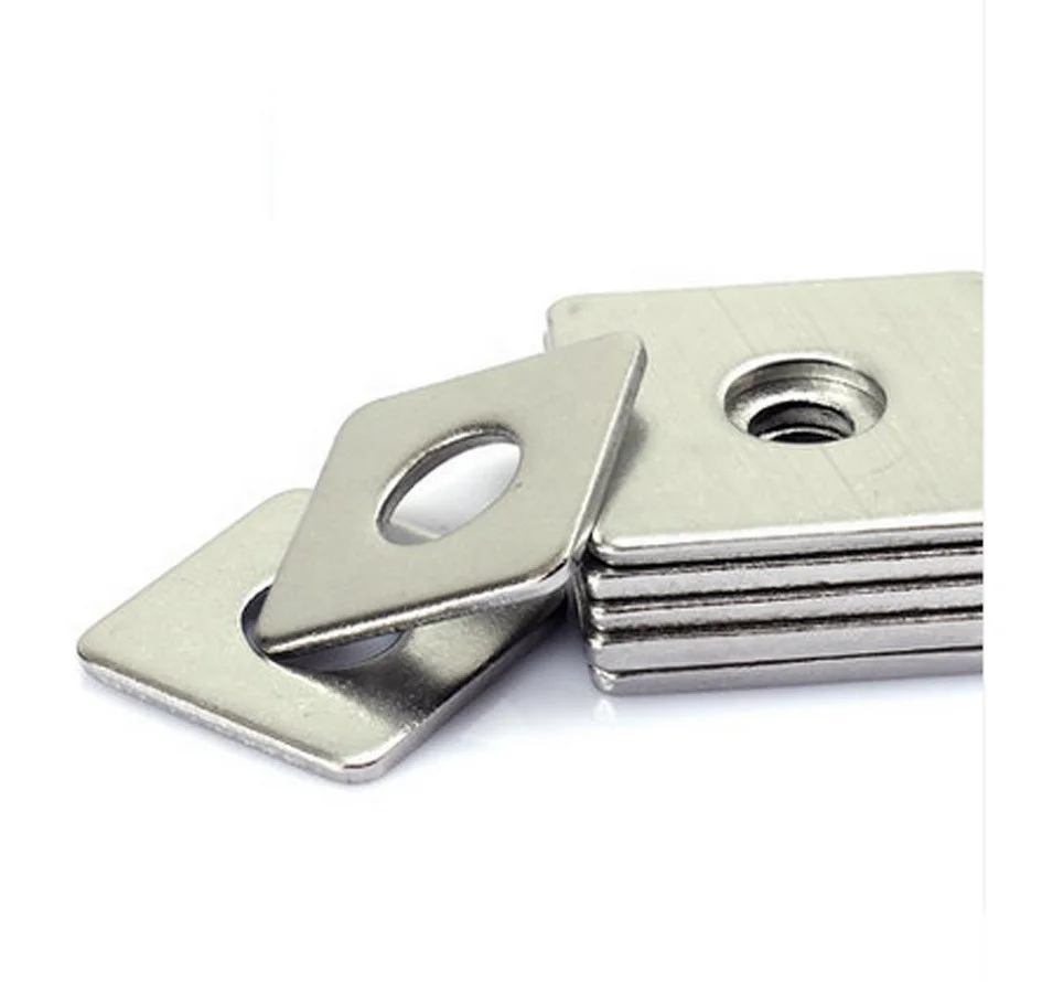 DIN436 M8 a2 \a4 \304\316 flat stainless steel square washer with round hole
