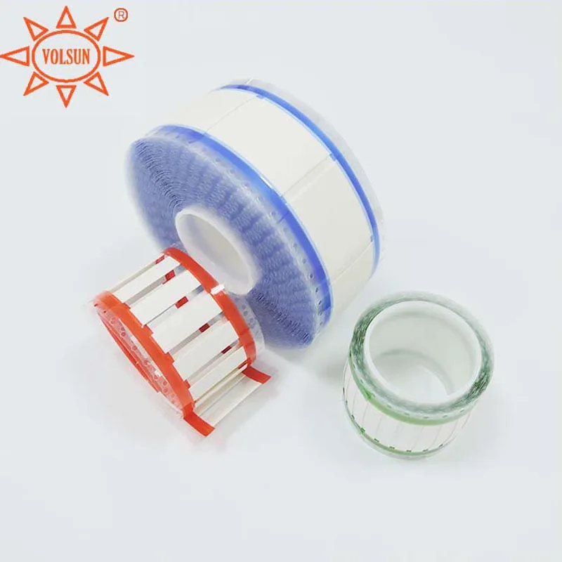 White Heat shrinkable cable identification marker sleeves