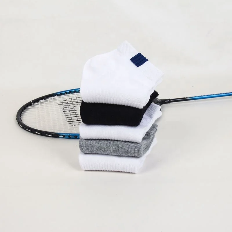 High Quality Men Soild Color Sport Outdoor Quick Dry Polyester Cotton ankle Socks