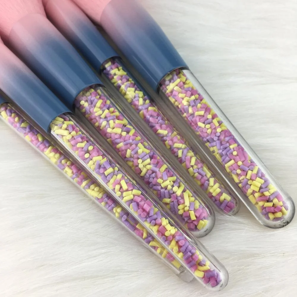 2019 новый дизайн, милый ярко-розовый индивидуальный логотип, новинка, Кисть для макияжа, частная этикетка