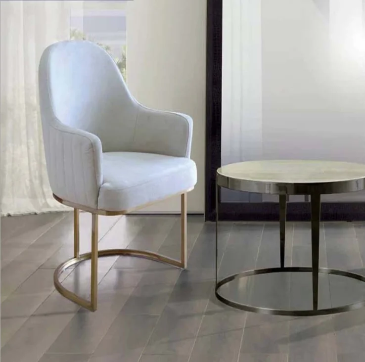 Modern Design Stainless steel sofa chair for living room chairs