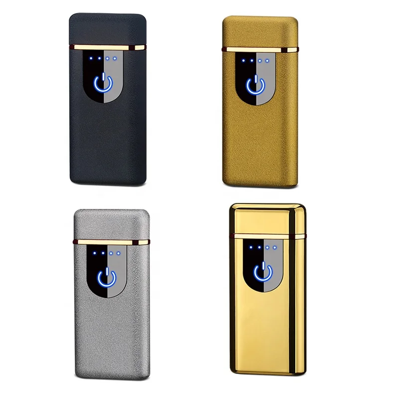 Butane Free Windproof Wholesale USB Rechargeable Smoking Tobacco Pipe Lighter Metal Wedding Candle Fireplace Grill Lighter