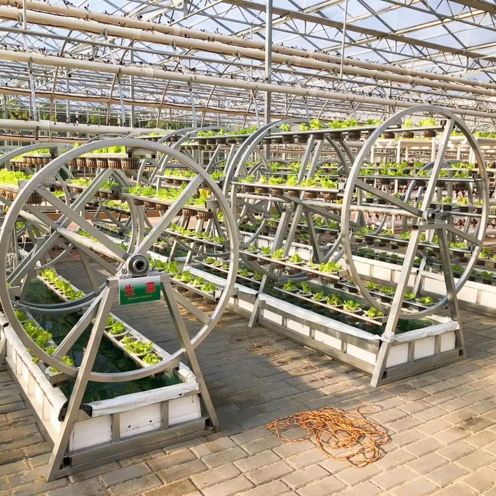 Top Quality Polychannel Glass Greenhouse for Hydroponic Products/Seed Breeding Cultivation