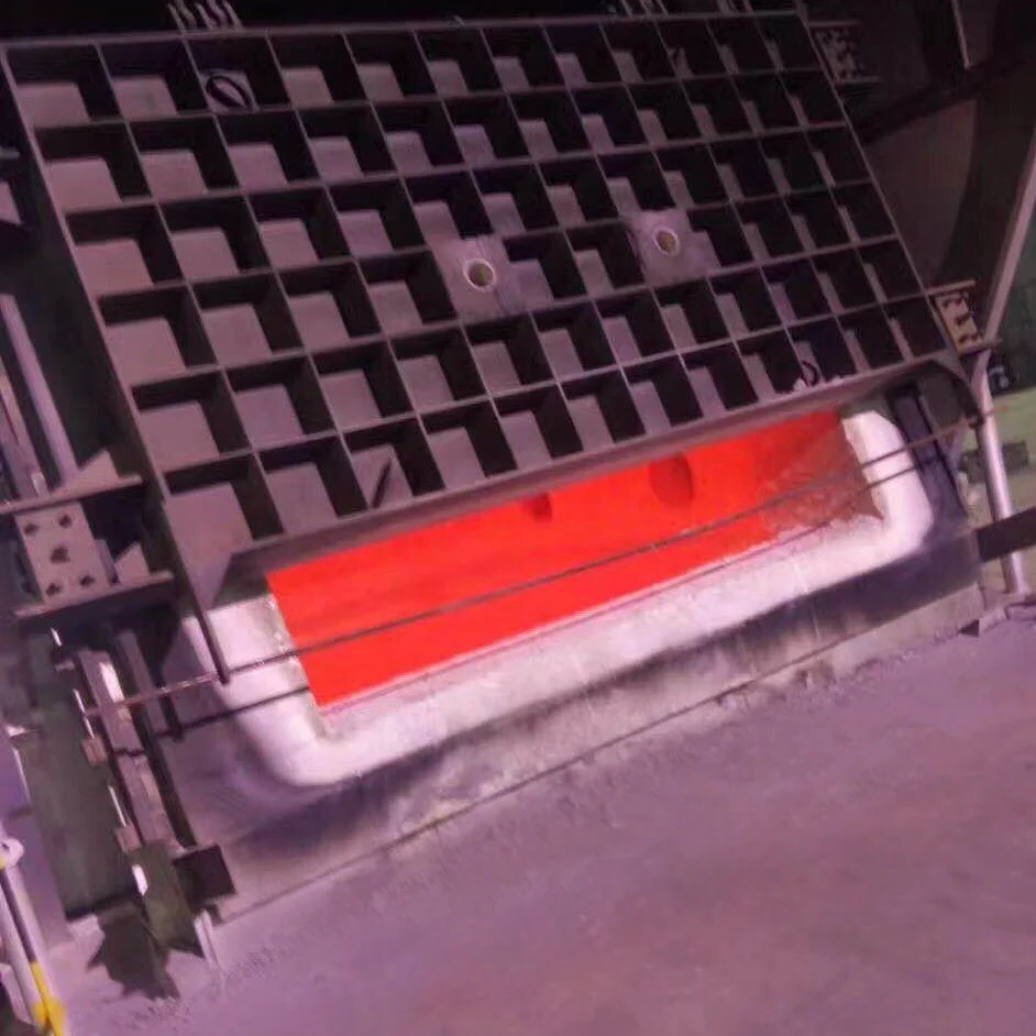 aluminum melting furnace for casting line