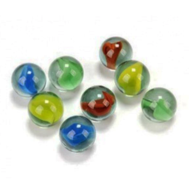 cheap playing glass marble toys in mesh bag packaging