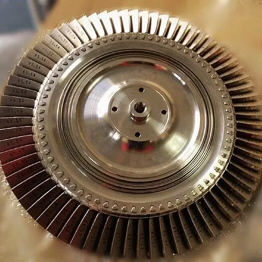 nickel base alloy&investment casting turbine disc used for aircraft jet engine