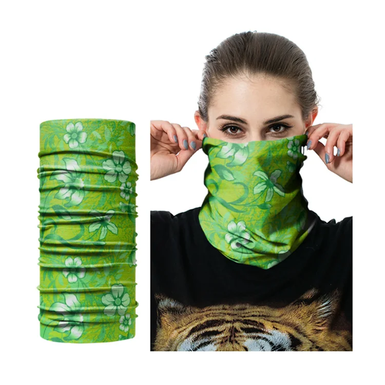wholesale bandana style sublimation printing tube face veil scarf