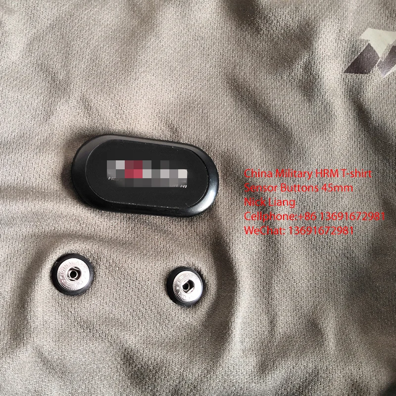 
Customized OEM high quality Smart Sports heart rate monitor T-Shirt (HRM sensor not included) 