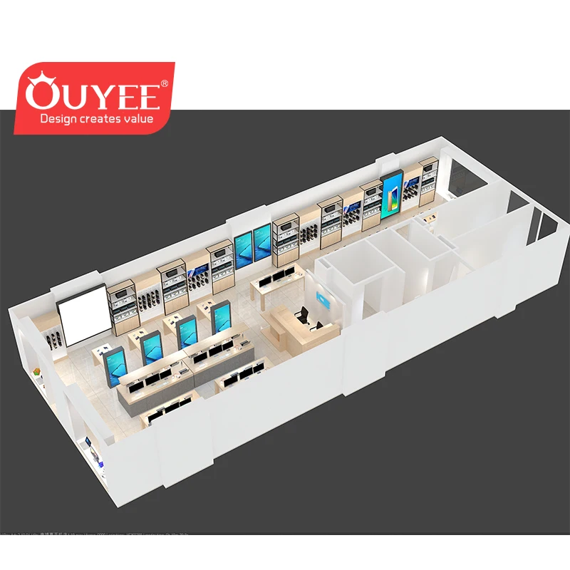 Ecofriendly Electronic Shop Decoration/Shop Interior Design