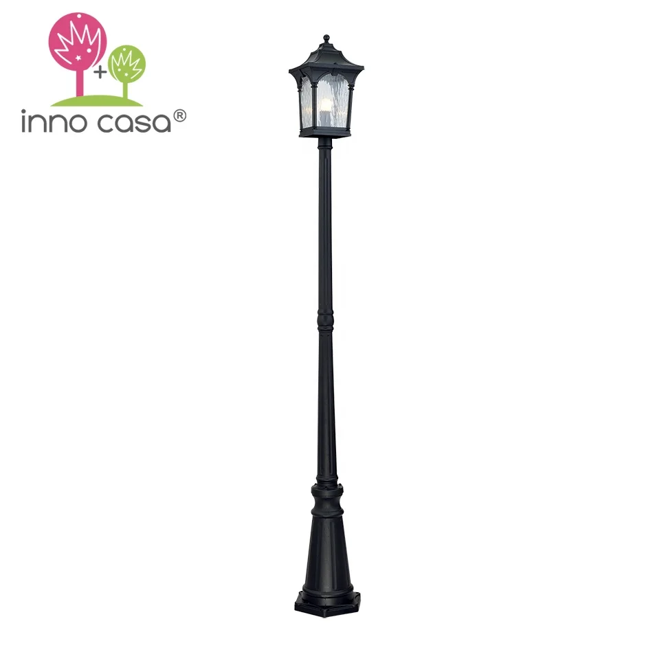 Aluminum Simple Trendy Black Exterior outdoor rohs Street Lamps light