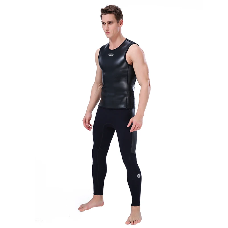 2mm CR neoprene high waist super elastic rash guard Racing Long Swim surf Pants