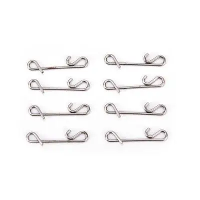 Fishing Swivel Hook Wrapping Snap Fishing Line Wire Connector Snap Pin Without Knot Tackle