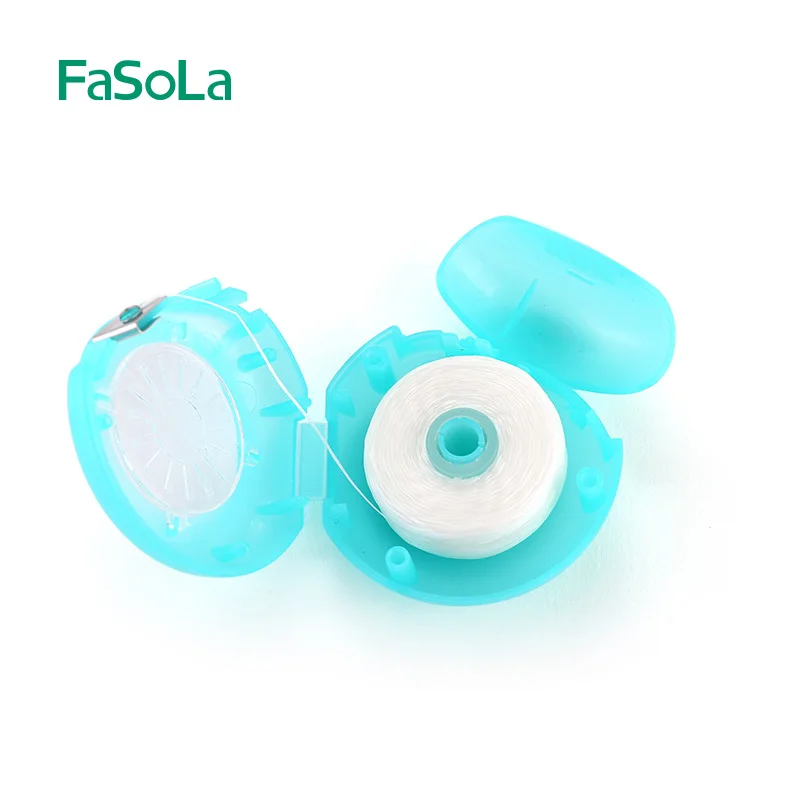 FaSoLa Oral Nursing Tasteless 50M Box Packed Dental Floss Dispenser Original Floss