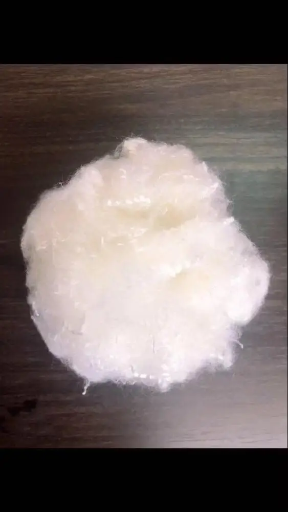  4d51мм (LMF )100% Полиэфирное штапельное волокно с низким уровнем плавления натуральное