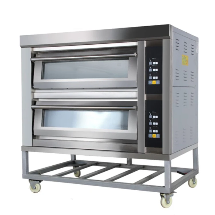 TY Hot sale gas bread double deck oven/salva deck oven
