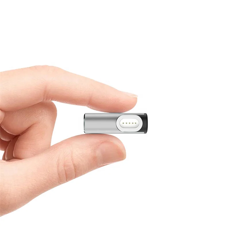 
SUNLINE 2019 Aluminium Alloy 87W 90 Degree Mini Elbow Type C To Type C Fast Charging Usb Magnet Adapter 