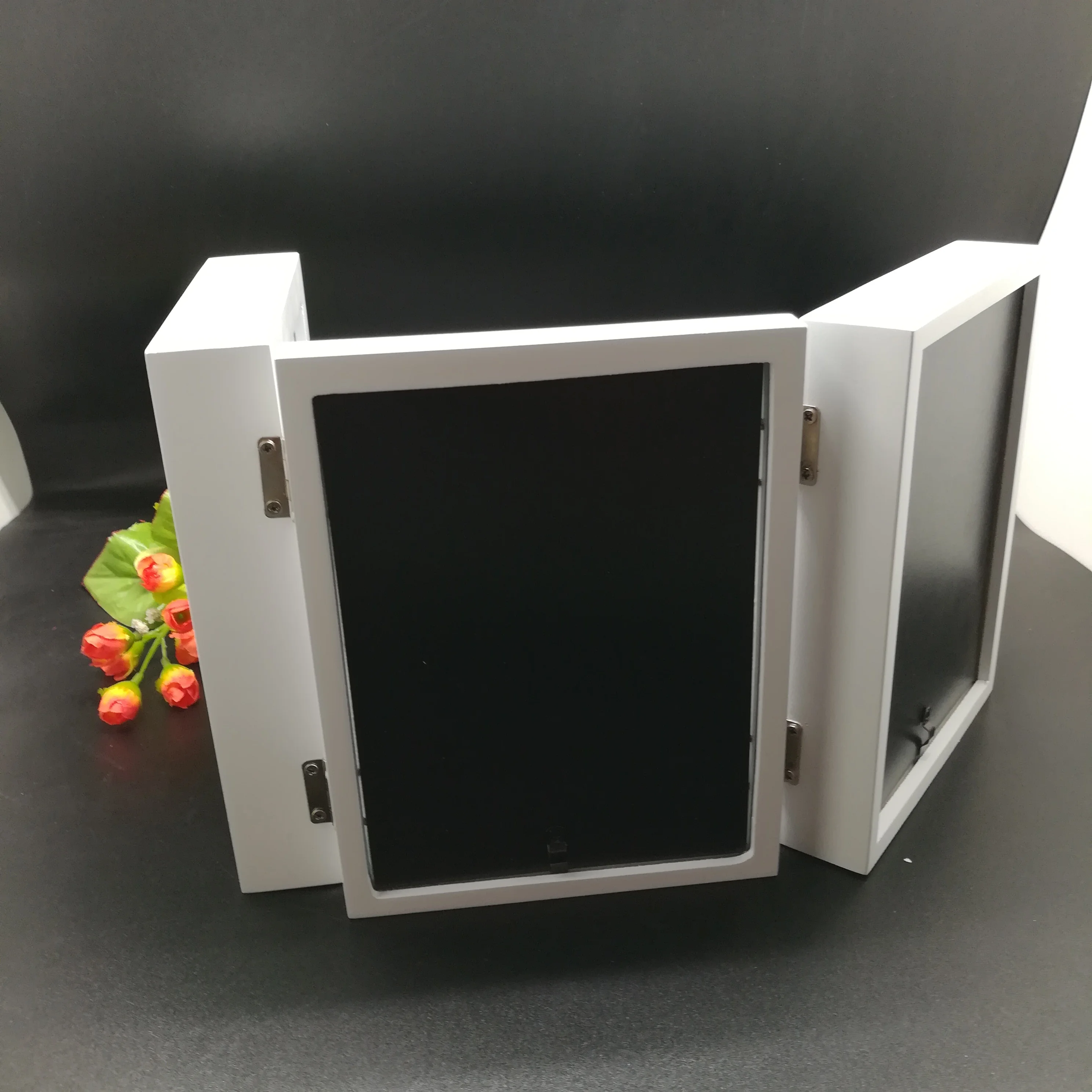 MDF Wooden Handprint and Footprint Clay baby picture Photo Frame