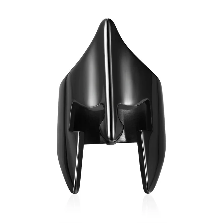 Promotion Stainless steel biker ring spartan helmet movie sparta Gladiator Roman style helmet ring