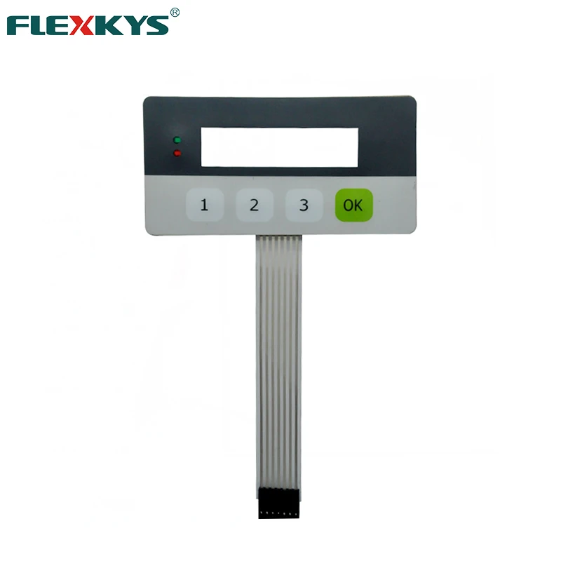 OEM control panel metal dome tact membrane switch keyboard