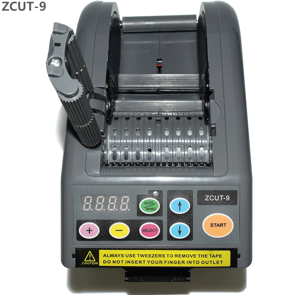 Automatic cycle cutting tape machine packing tape cutter with 12 different lengths ZCUT-9P