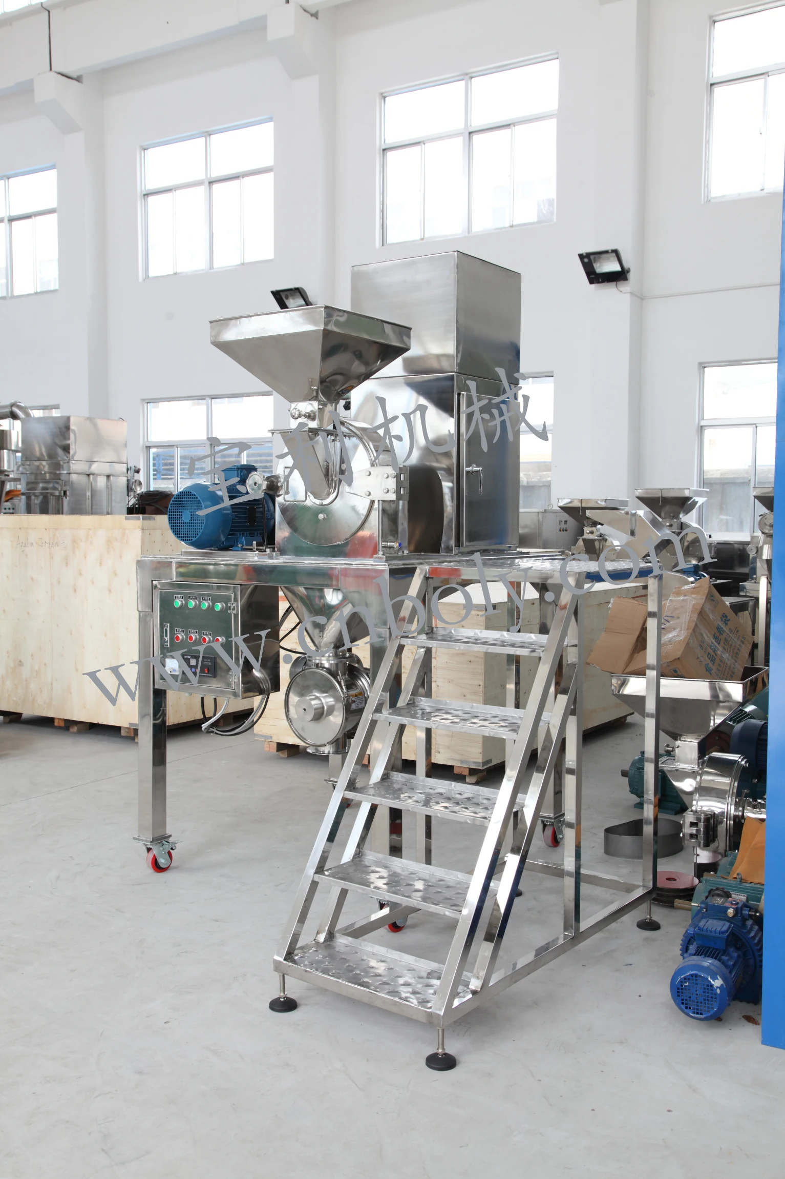 JB stainless steel mill for sugar & molinoper per zucchero with CE